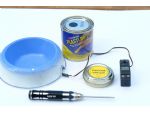 Tools and materials required for servo modification.